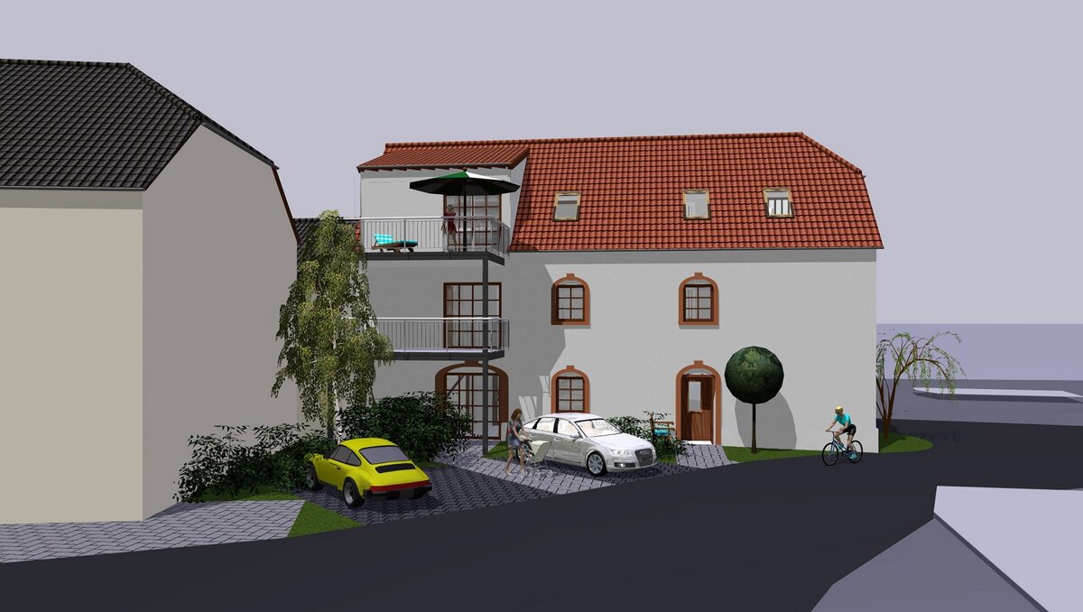 Bidinger Schoden — Alt trifft Neu, 3D-Rendering